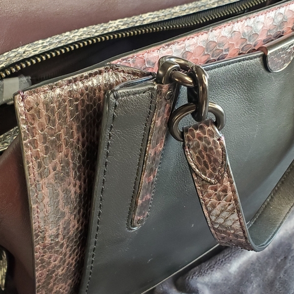 Coach Dreamer 36 in Colorblock With Snakeskin Detail - Picture 5 of 16